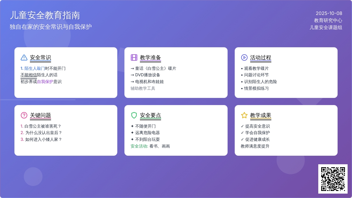 中班安全活动：你做到了吗？