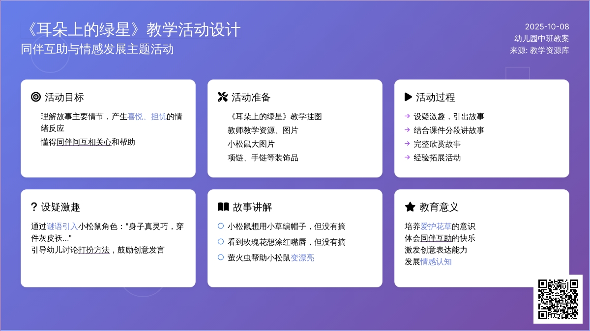 耳朵上的绿星
