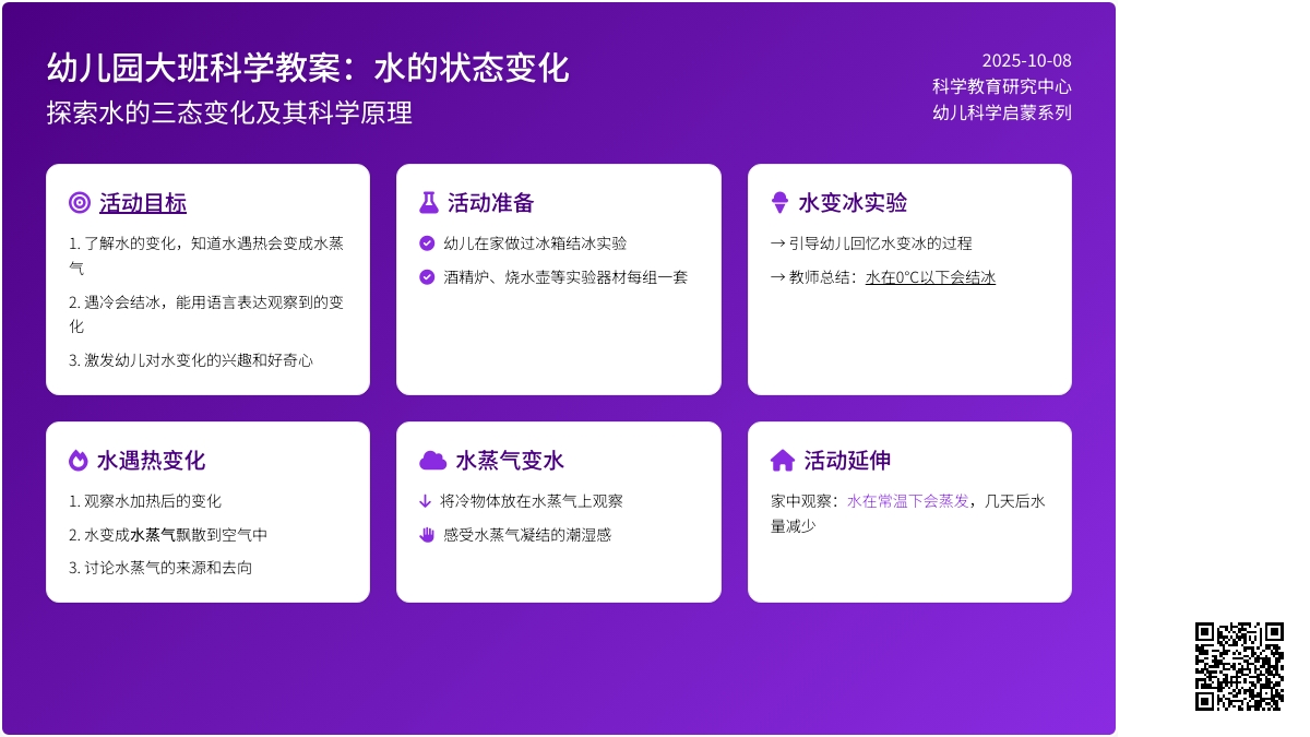 大班科学教案:水的状态变化2 大班科学教案:水的状态变化2