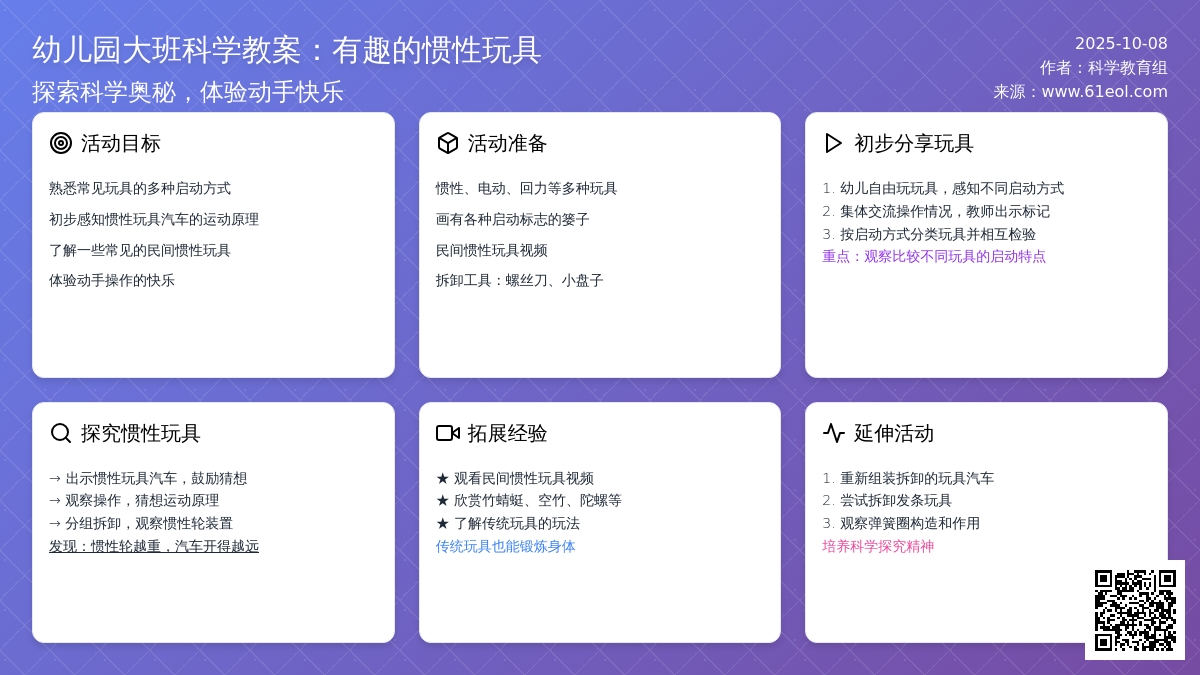 大班科学教案:有趣的惯性玩具 大班科学教案:有趣的惯性玩具