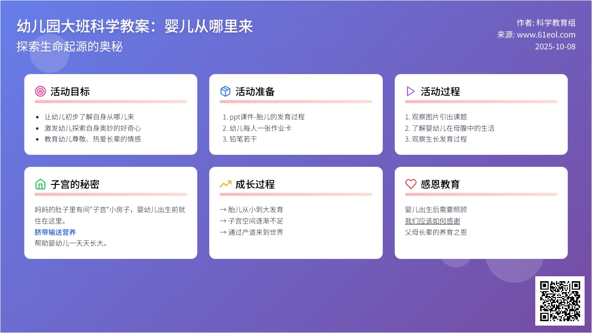 幼儿园大班科学教案:婴儿从哪里来 幼儿园大班科学教案:婴儿从哪里来