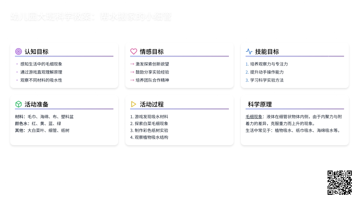 大班科学教案：帮水搬家的小细管