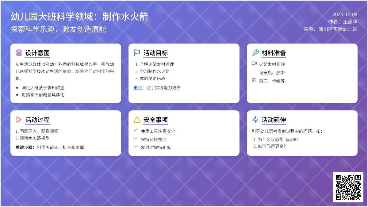 幼儿园大班科学领域:制作水火箭 幼儿园大班科学领域:制作水火箭