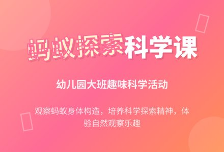 幼儿园大班科学探索活动：蚂蚁-幼师课件网