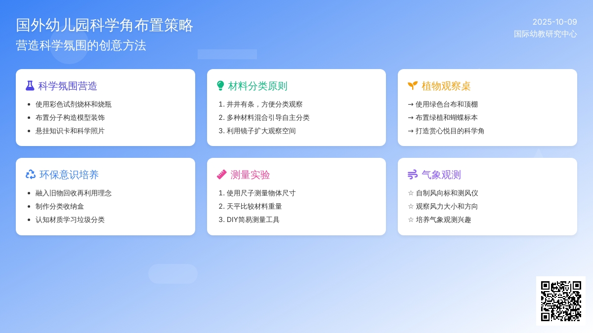 【区角布置】布置一个规范的科学角，你需要这样做