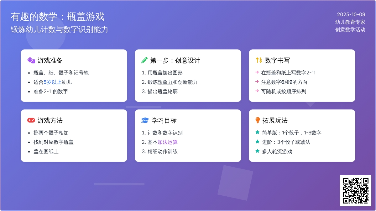 有趣的数学游戏：瓶盖游戏-来自英国
