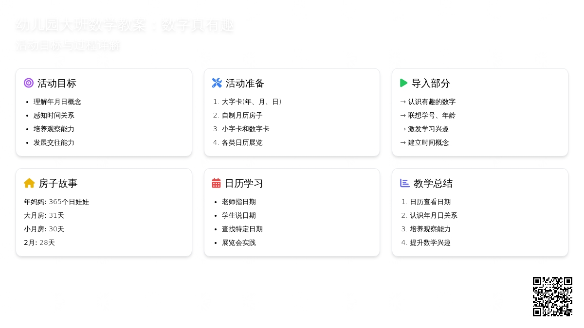 大班数学教案：数字真有趣