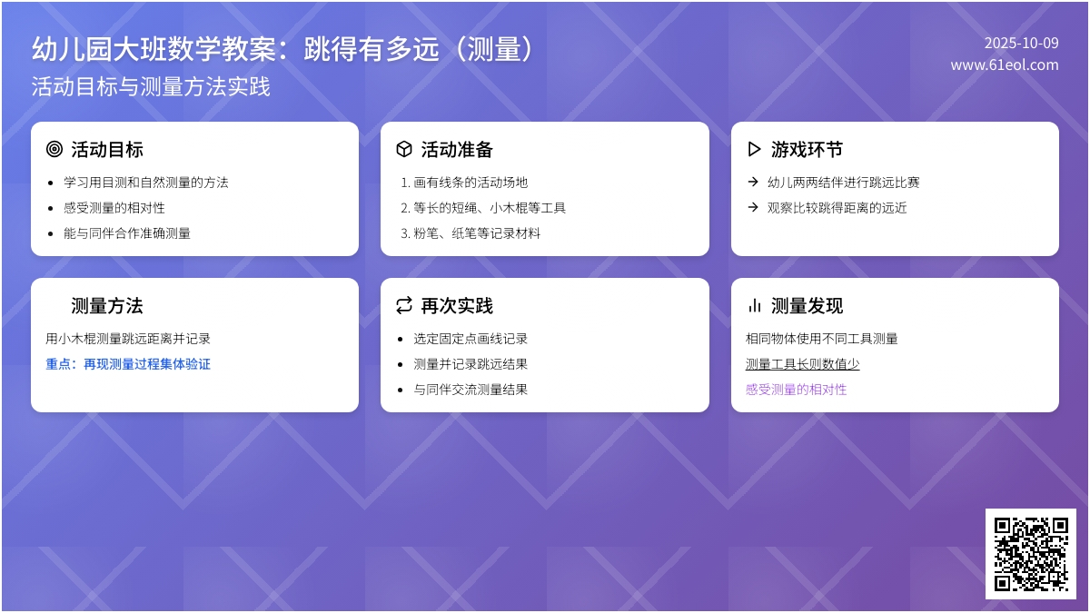 大班数学教案:跳得有多远(测量) 大班数学教案:跳得有多远(测量)