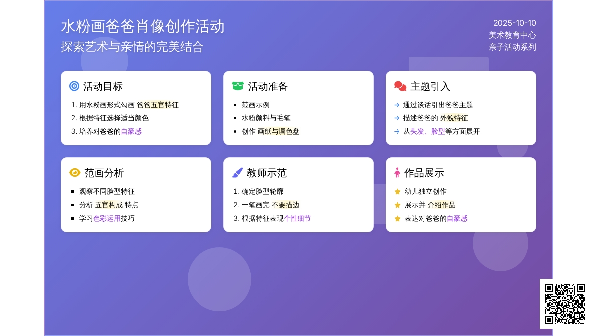 幼儿园大班美术教案：我的爸爸真神气