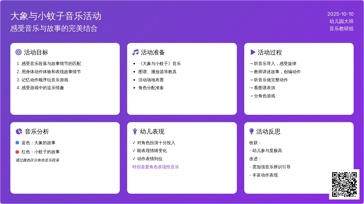 大班艺术：大象与小蚊子（音乐律动）