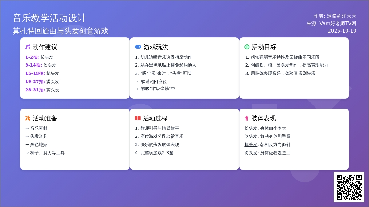 幼儿园大班律动游戏活动：头发变变变