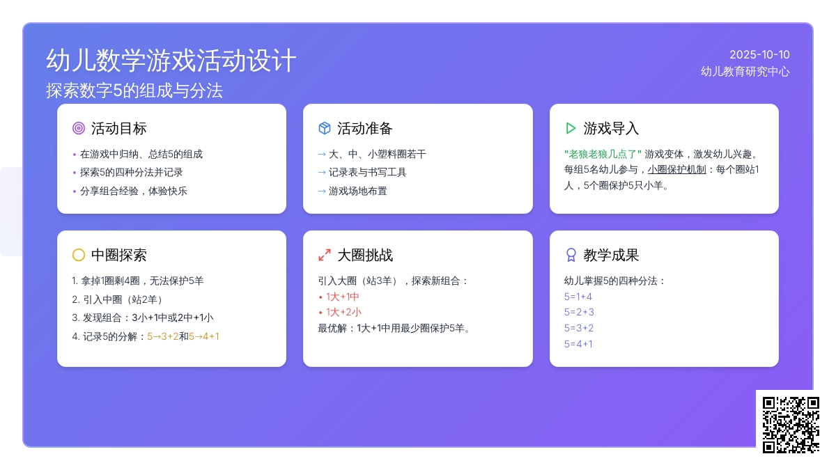 大班数学活动：小青蛙捉害虫