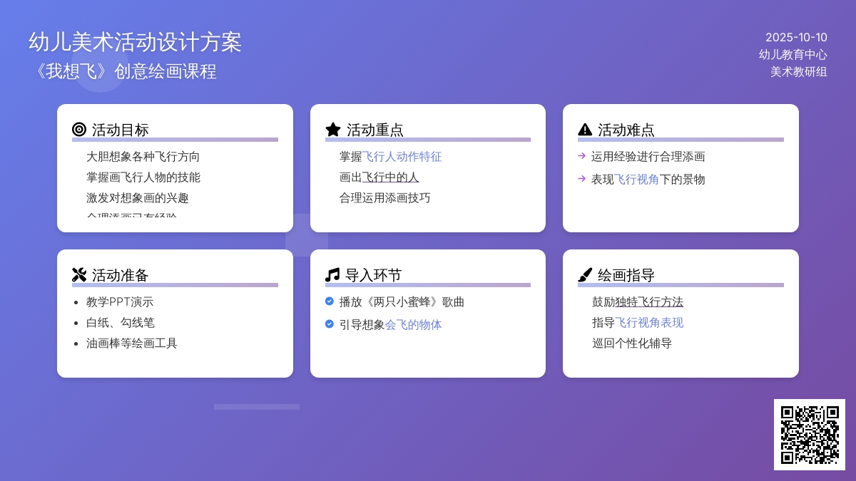 大班美术《我想飞》