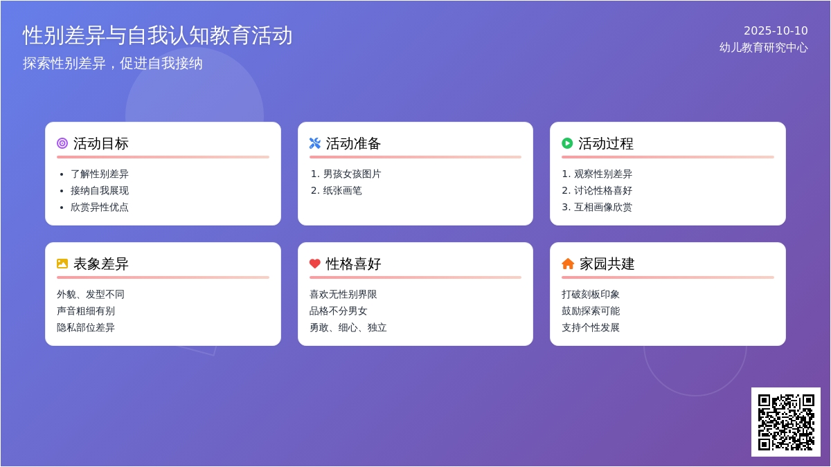 大班语言活动教案：《男孩，女孩》