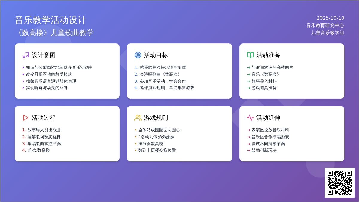 大班音乐教案： 《数高楼》