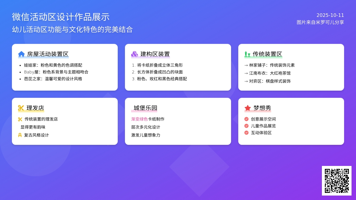 微型活动区设计，给你活动区整体设计参考