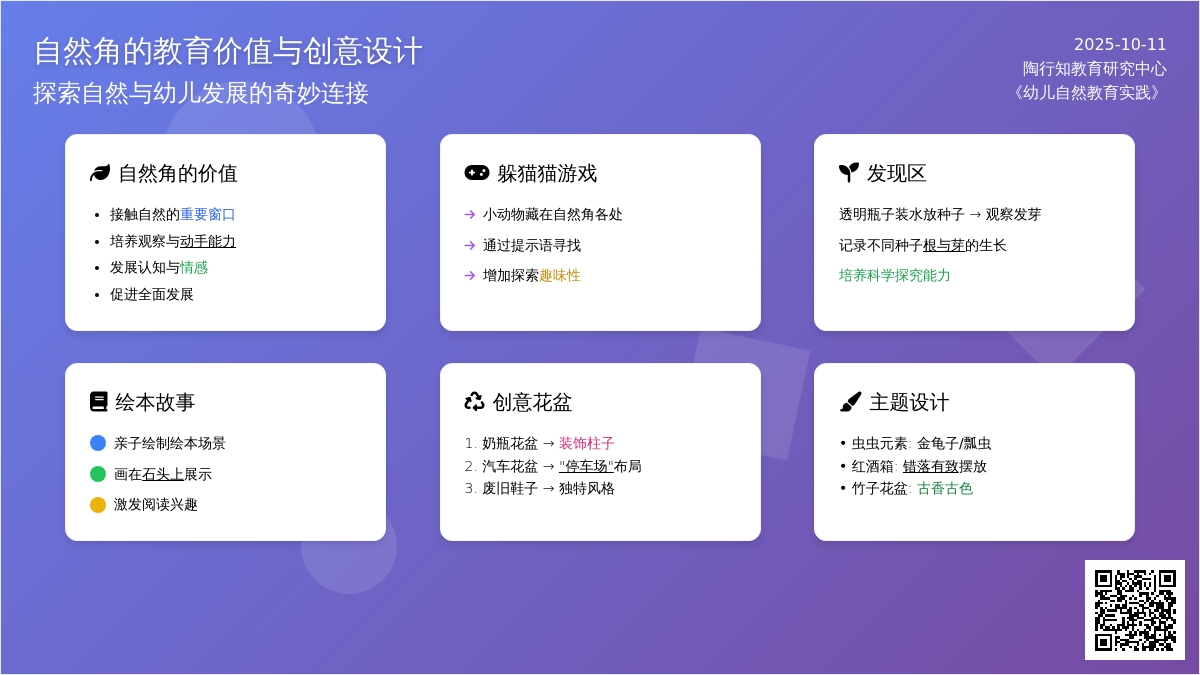 原来自然角还可以这样布置！绝对是园里一道美丽的风景线~
