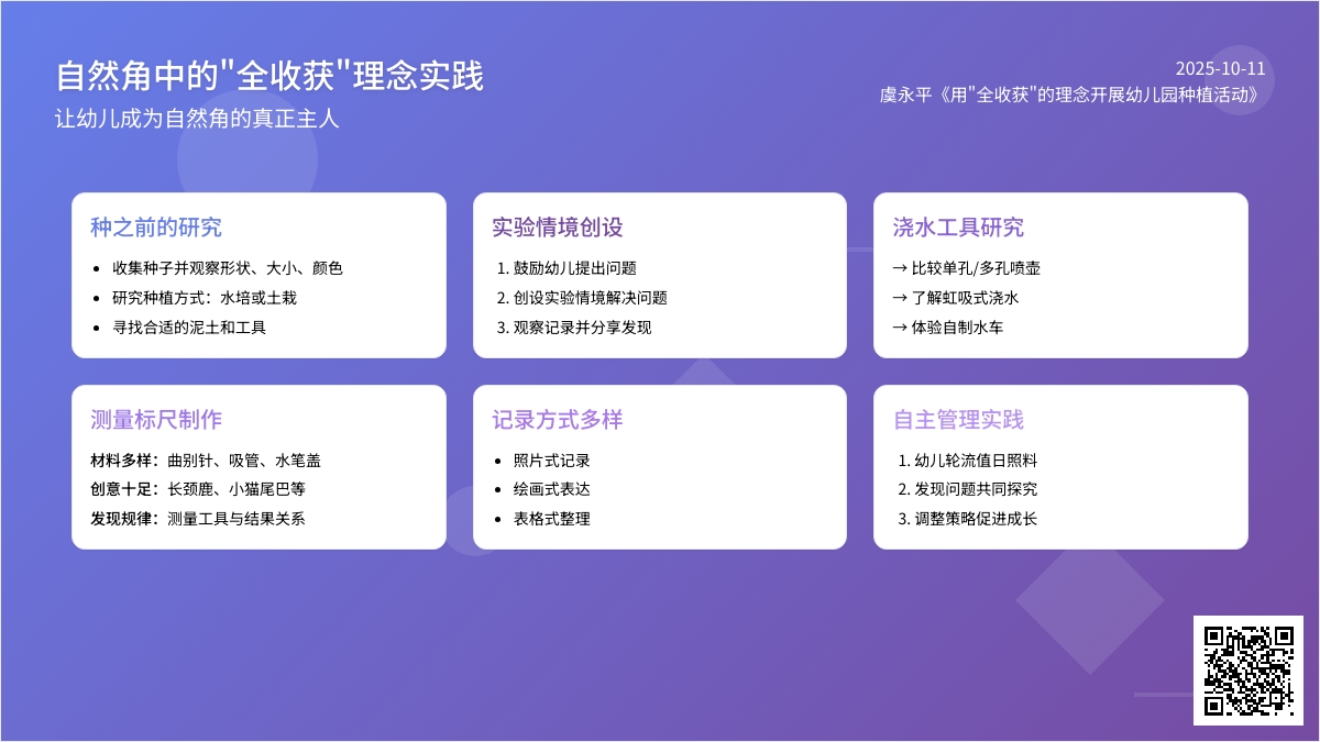 环创指导 | 自然角中的“全收获”