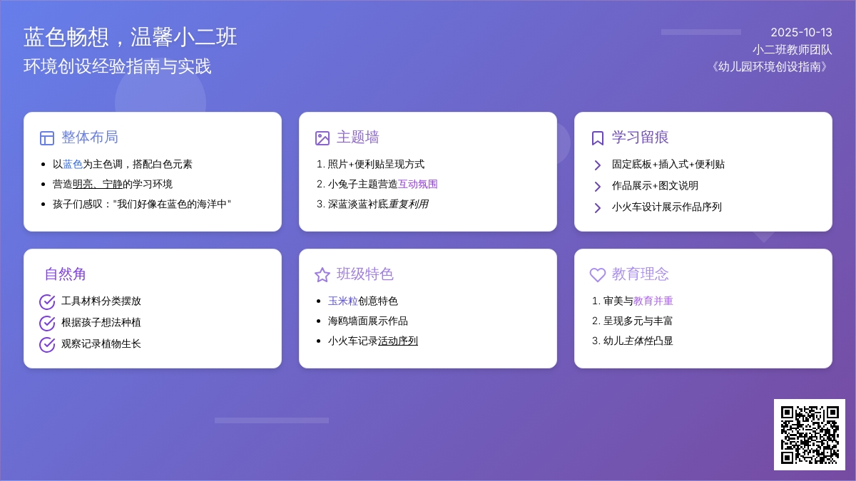 环创案例 | 蓝色畅想、温馨小二