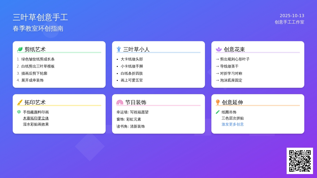 春季环创 | 幸运三叶草带来春的惊喜，易上手，萌萌哒！