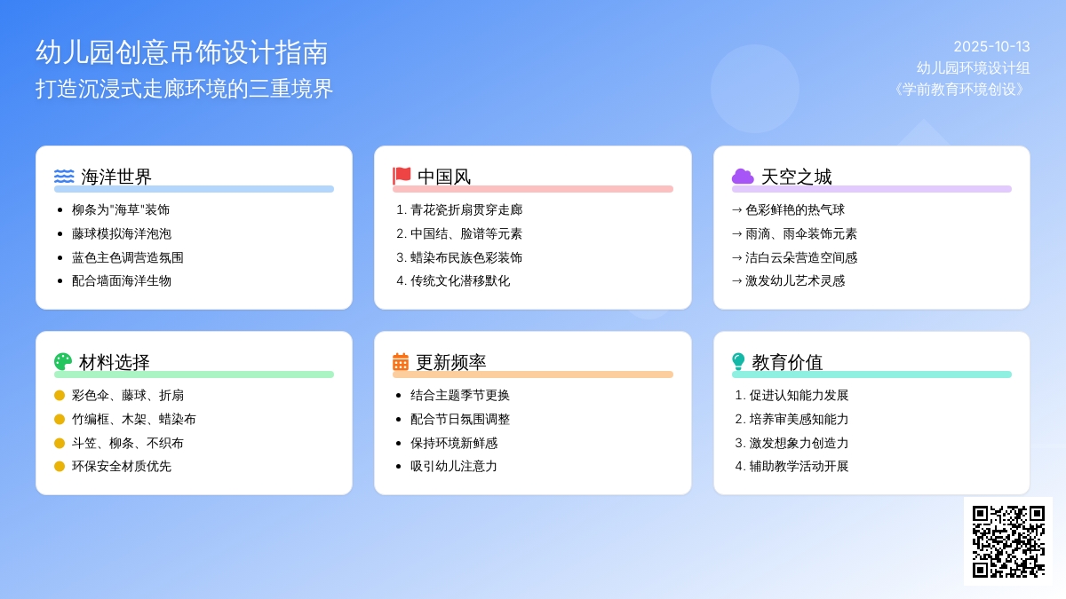 走廊吊饰 | 新学期走廊吊饰这样挂，抬头便是美！