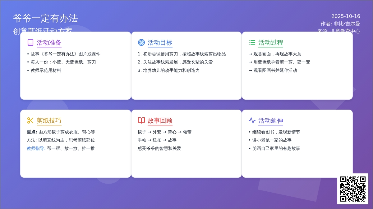 中班绘本阅读教案:《爷爷一定有办法》 中班绘本阅读教案:《爷爷一定有办法》