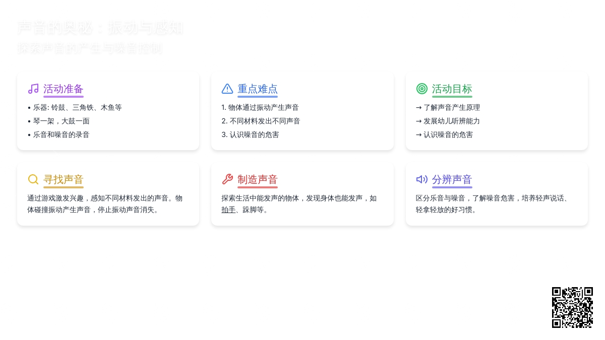 中班科学教案 ：声音的奇妙