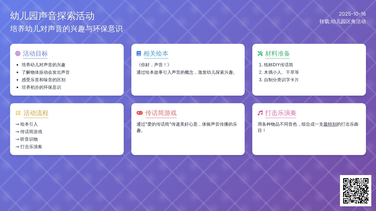 科学活动:《你好,声音!》 科学活动:《你好,声音!》