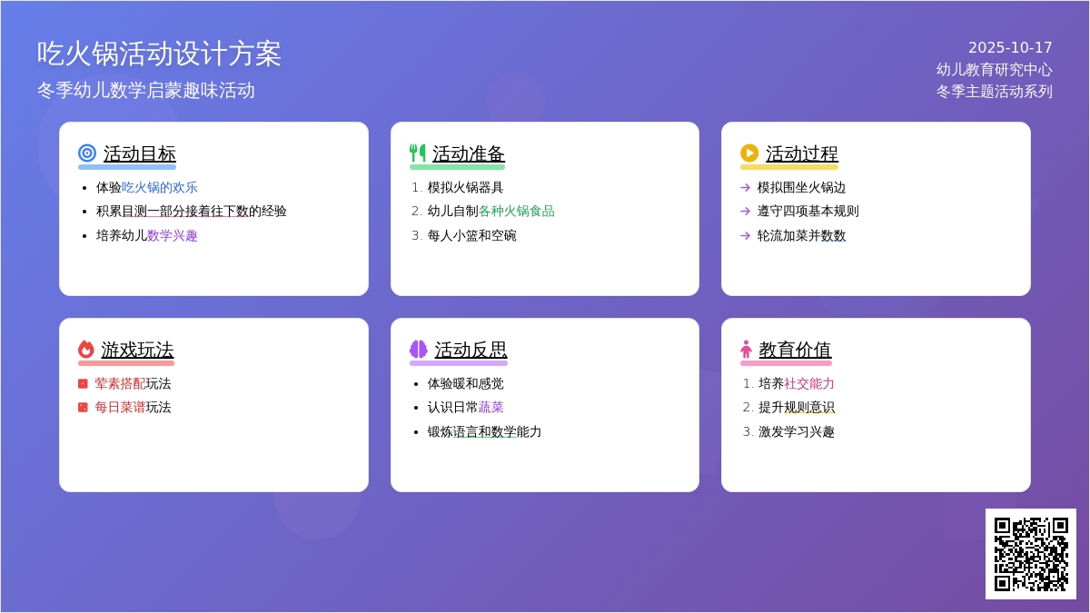 中班综合教案：《吃火锅》