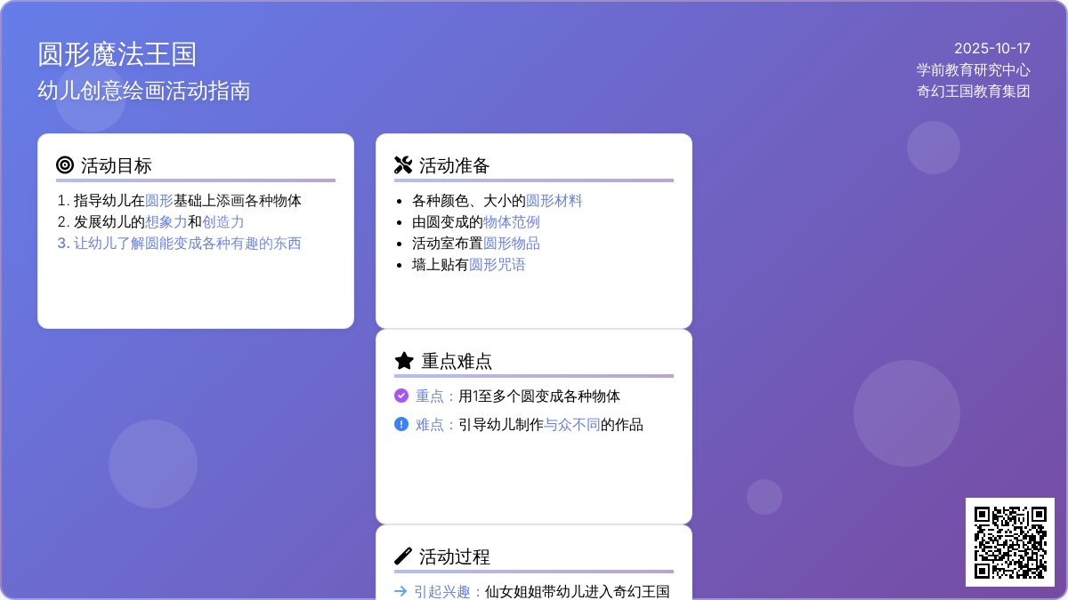 中班美术活动:奇妙的圆 中班美术活动:奇妙的圆