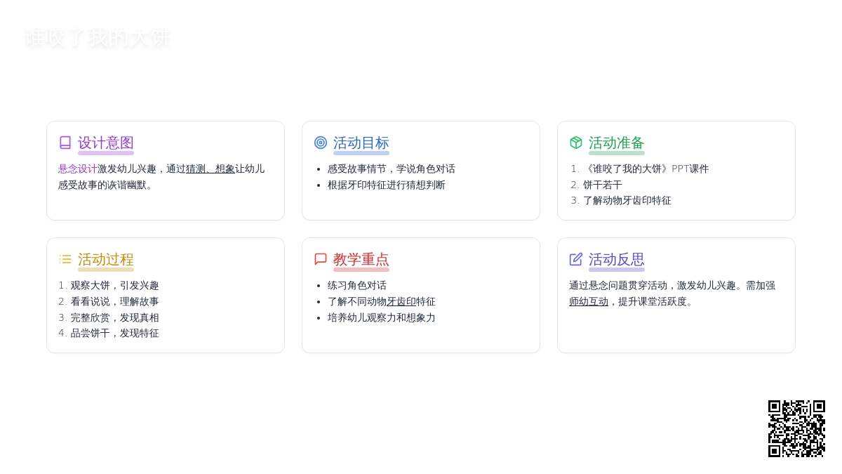 小班语言活动教案:《谁咬了我的大饼》 小班语言活动教案:《谁咬了我的大饼》