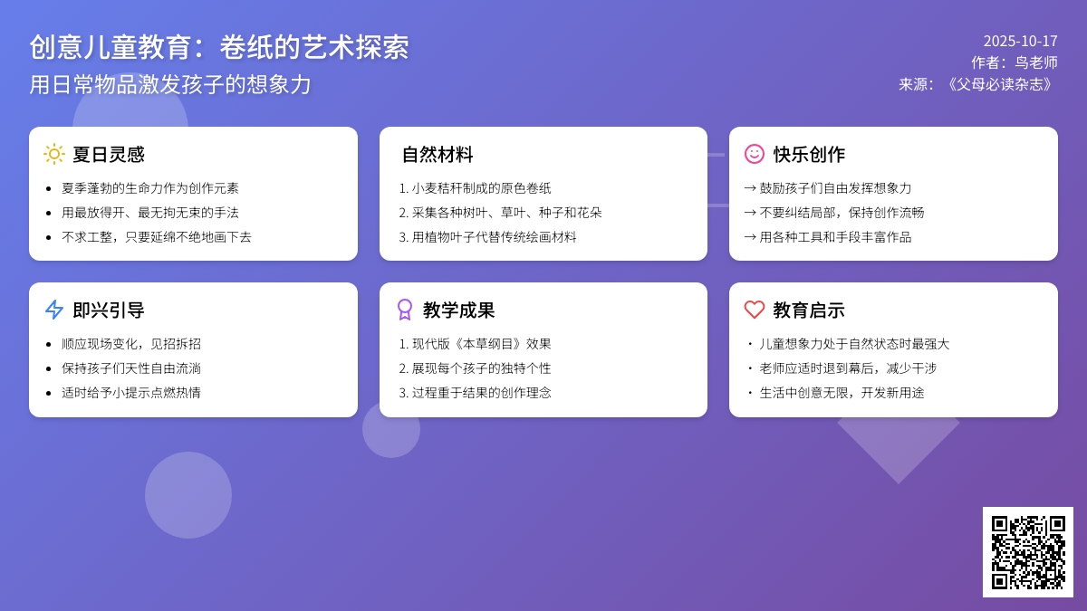 孩子用卷纸创作的画,美得不像话! 孩子用卷纸创作的画,美得不像话!