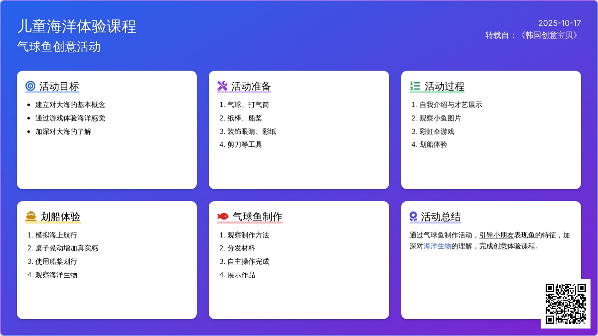 小班活动:气球鱼 小班活动:气球鱼