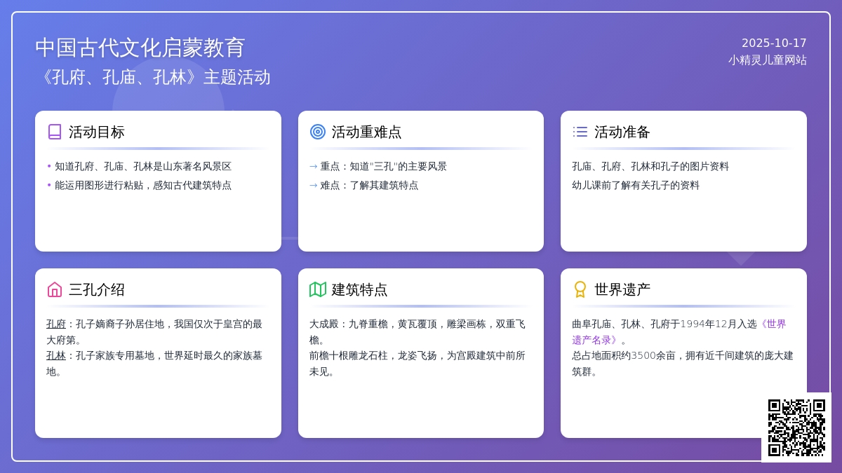 中班社会教案:《孔府、孔庙、孔林》