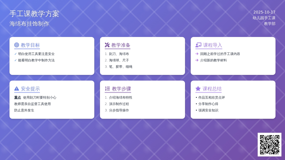 中班手工教案: 海绵布变身挂件 中班手工教案: 海绵布变身挂件