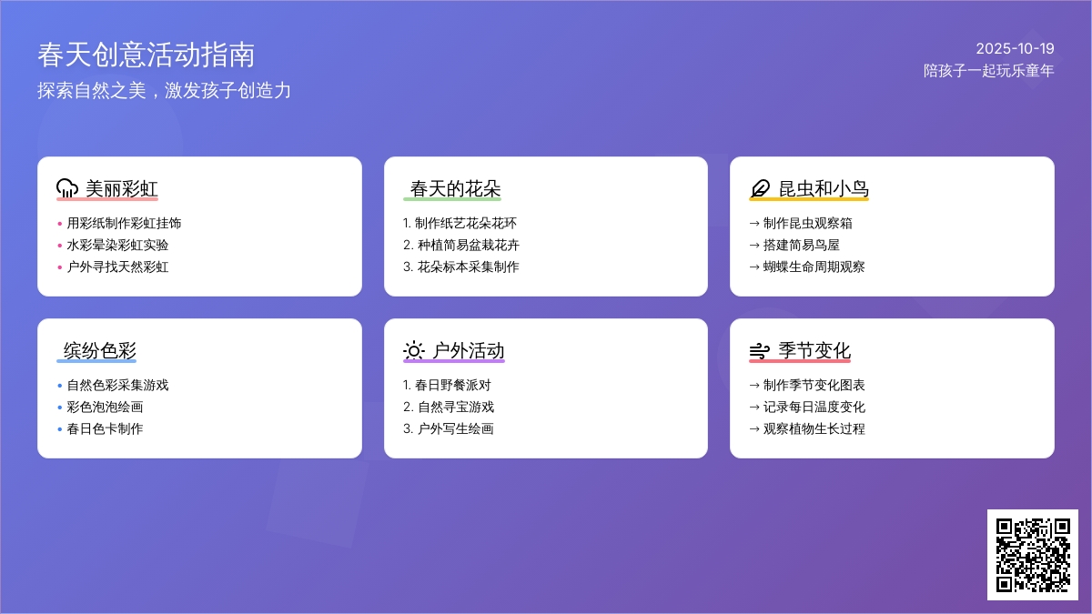 春天里，让孩子感受春天的漂亮创意！