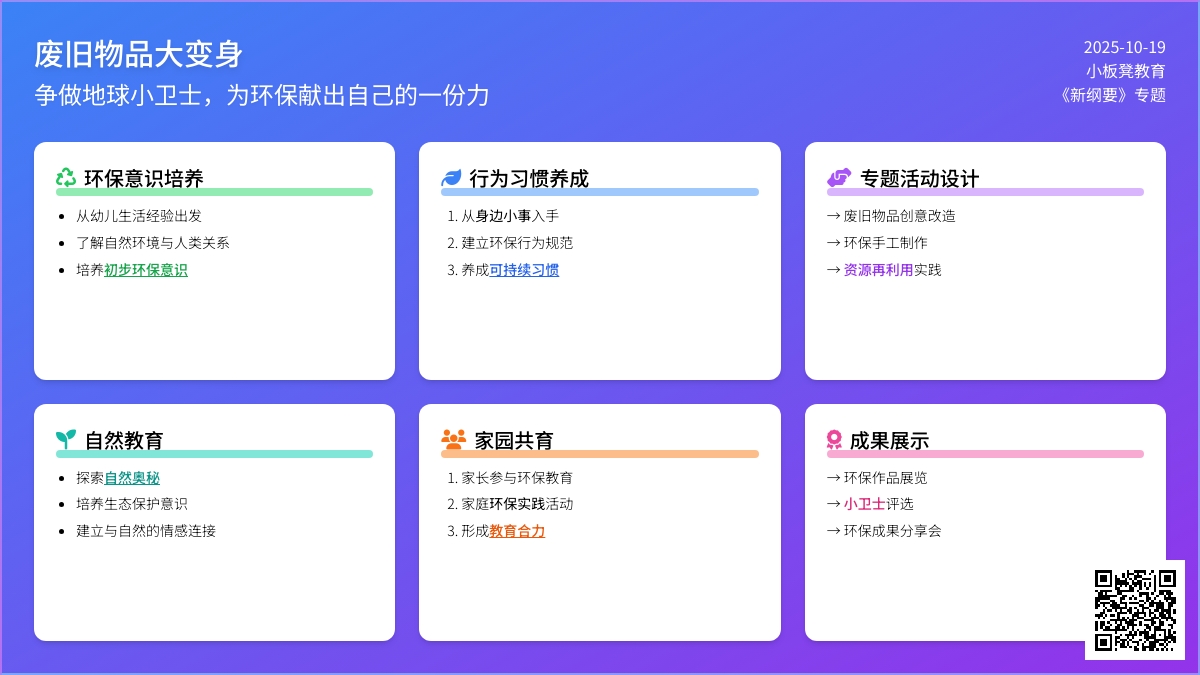 废旧物品大变身