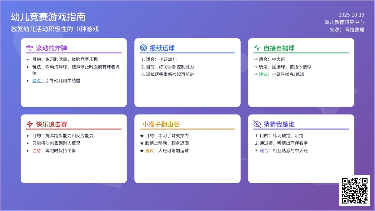 调动幼儿积极性，竞赛游戏来助阵