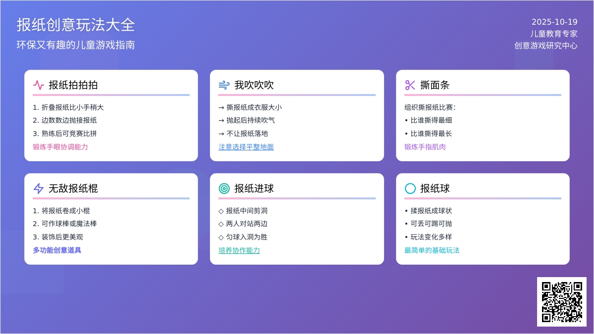 一物多玩 | 报纸的十种玩法