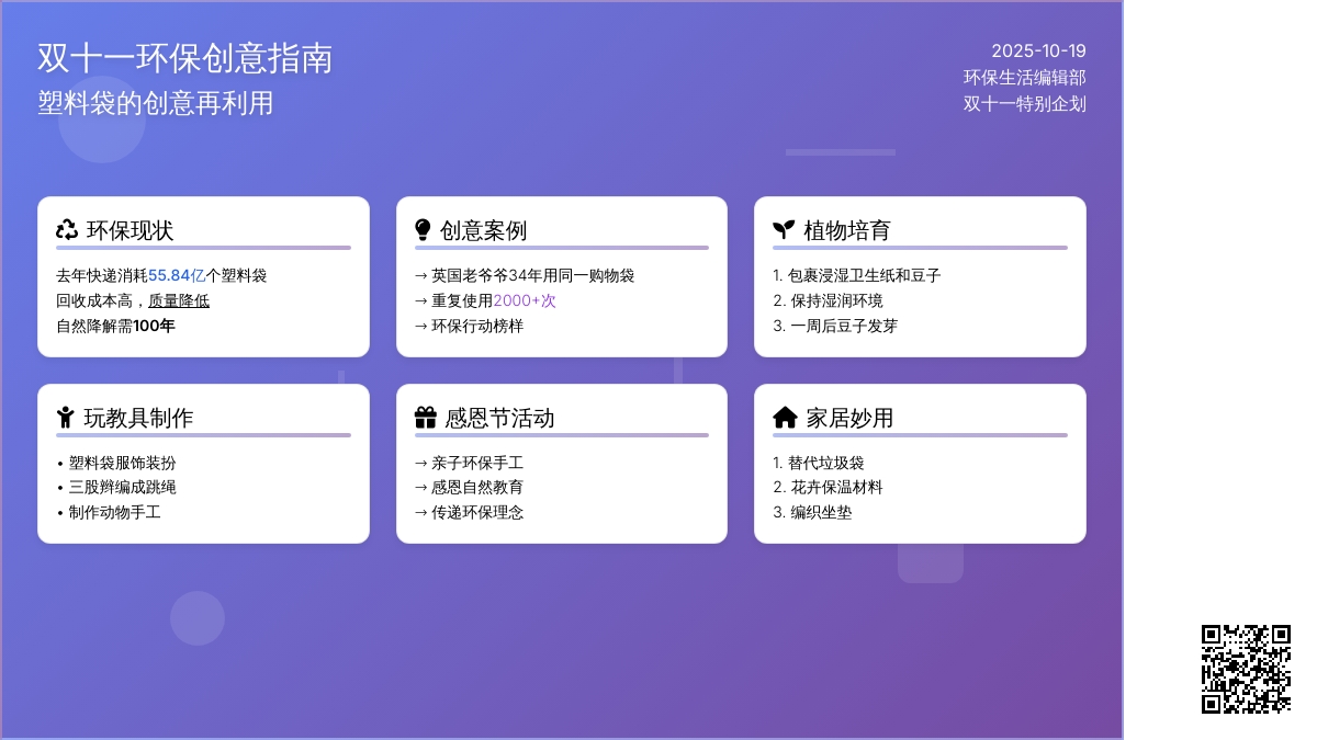 剁完手还得活下去，海量塑料袋千万别扔