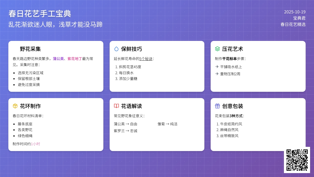花朵手工专题 | 春意浓，繁华正艳
