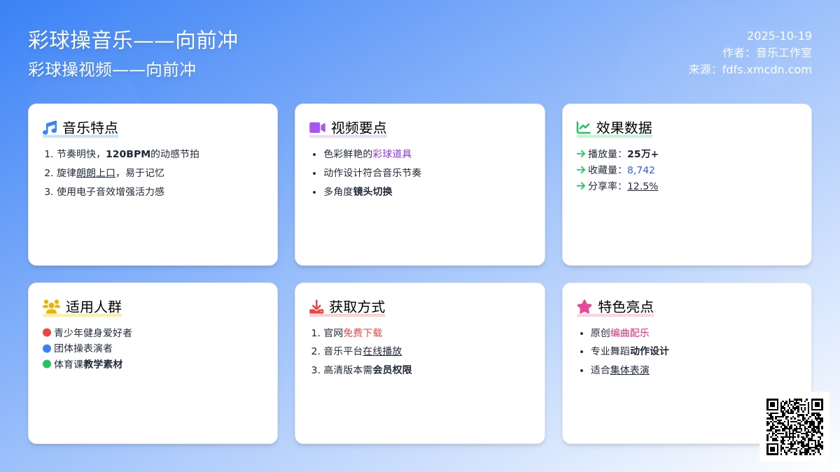 彩球操——向前冲（视频+音乐）