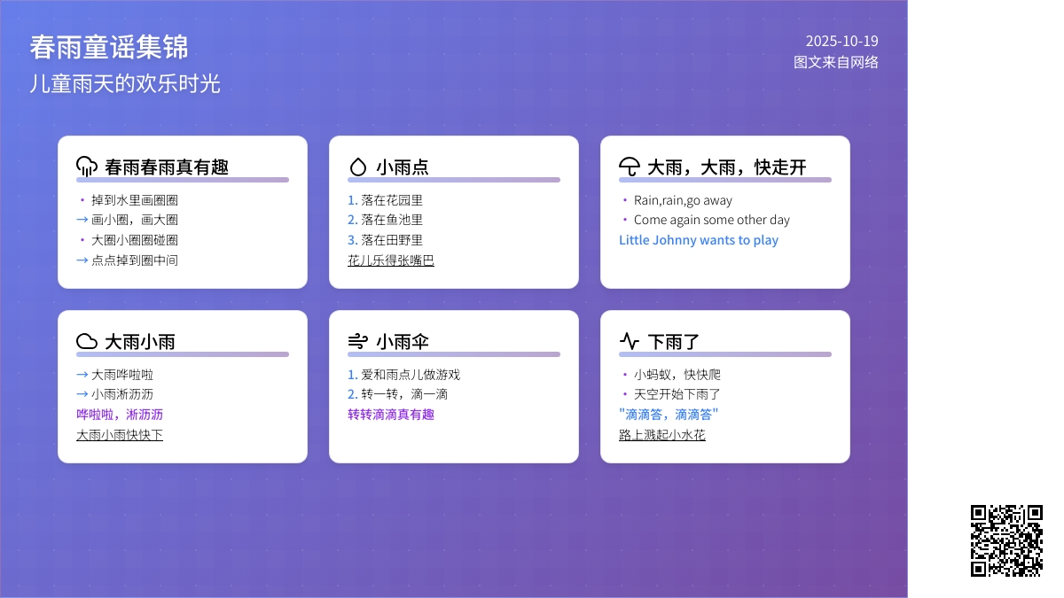 关于雨的手指操6首（附动作详解及视频）