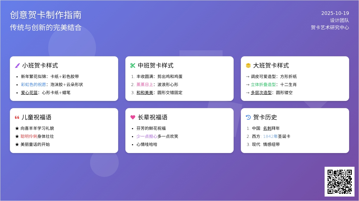 新年手工 | 做新春贺卡，品贺卡文化（小中大班）