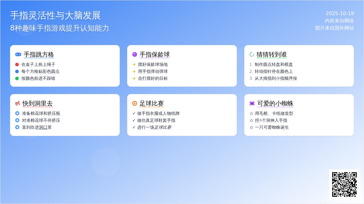 越玩越聪明的手指小游戏