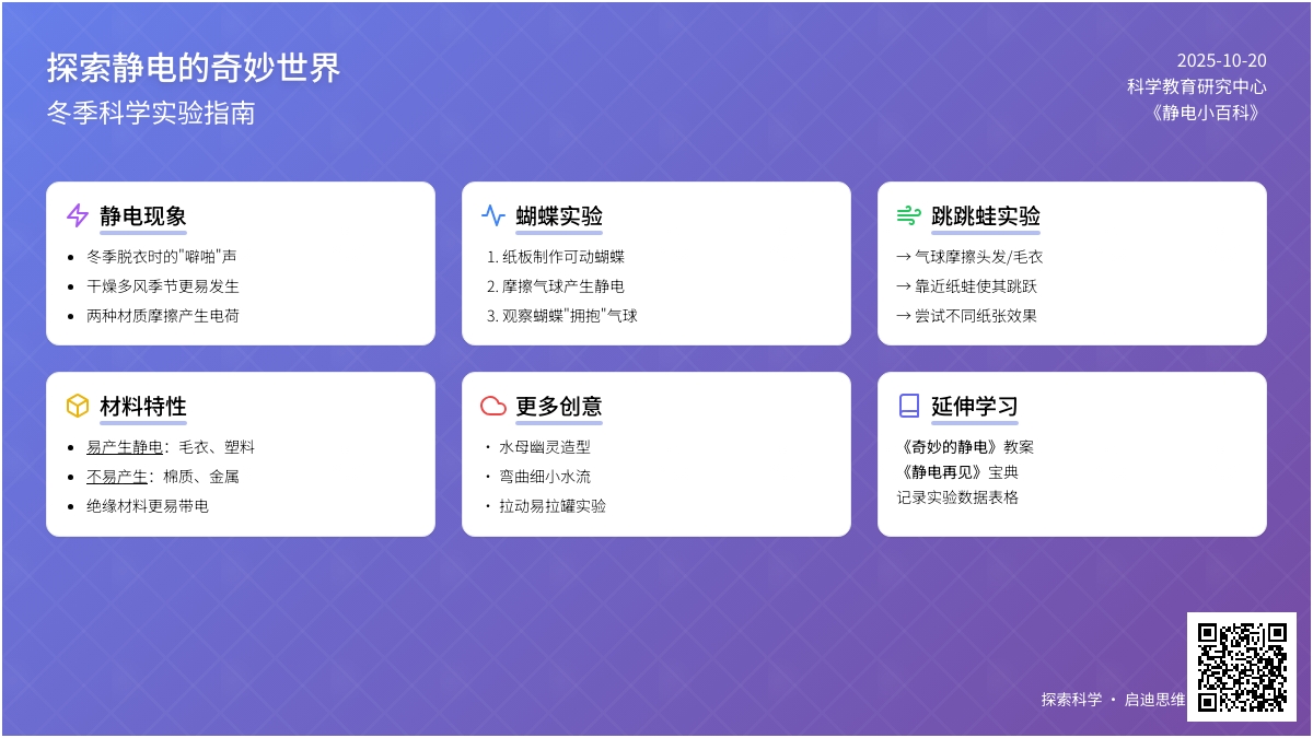 静电实验游戏 | 妙趣横生，静电可以很好玩！