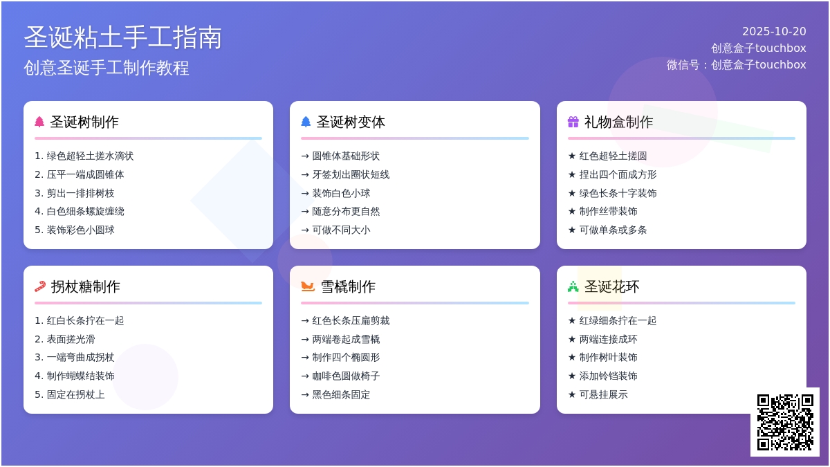圣诞节手工 | 捏呀捏，这些纸粘土让孩子开心到冒泡！