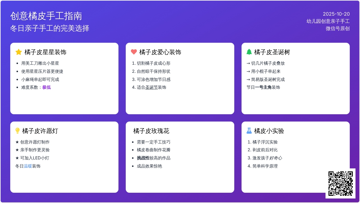 手工 | 技能大爆发，拯救被埋没多年的橘子皮君！