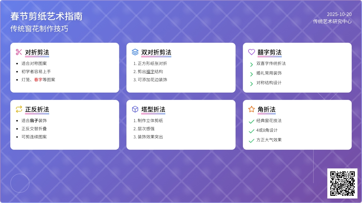 春节手工 | 剪花花、贴花花，红红的新年要来啦