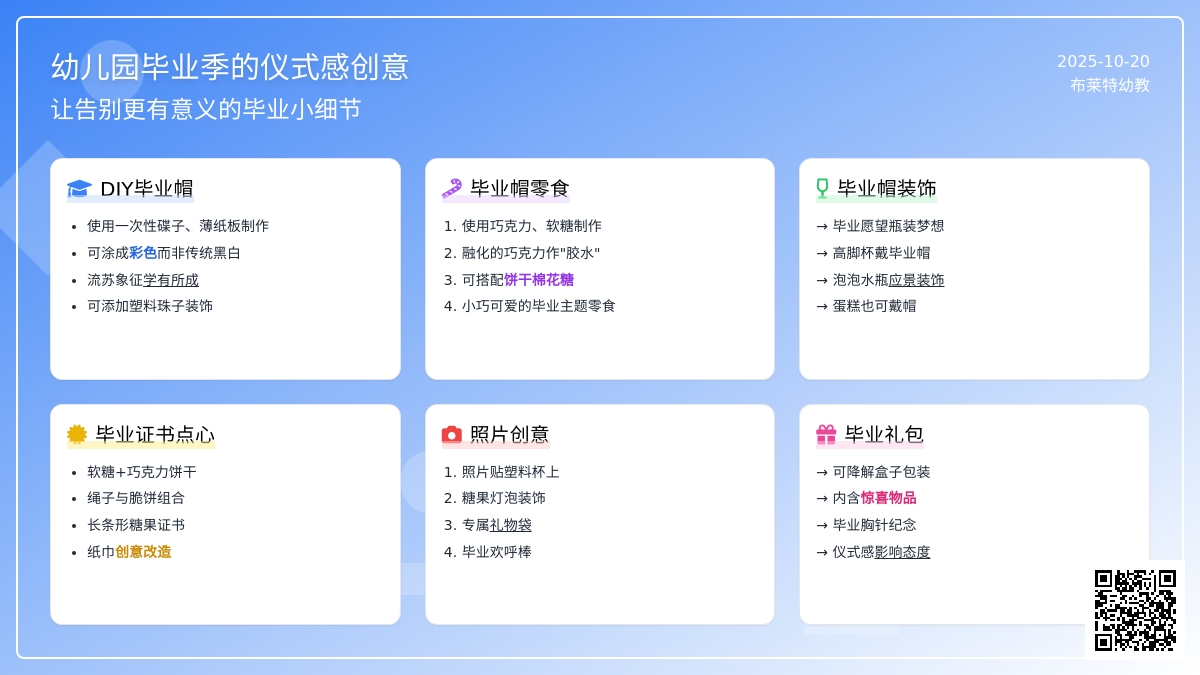 国外幼儿园毕业创意 | 细节中的仪式感